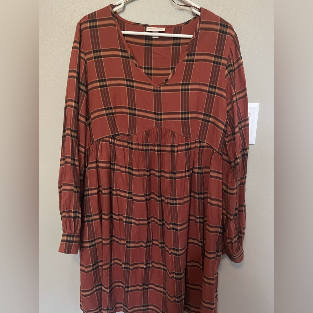 Plaid Dress from Target (never worn)  Large